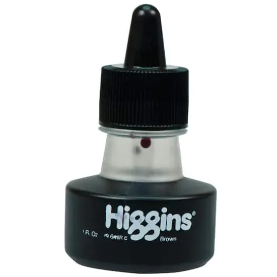 Higgins Drawing Ink, 1oz. Brown {1}