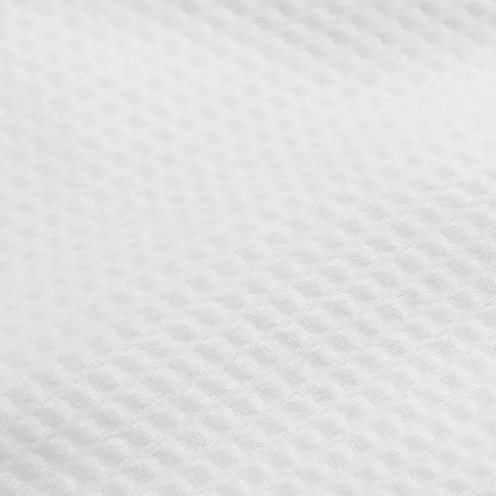 Bath Bliss Microfiber Soft Touch Diamond Design Shower Curtain Liner White {7}