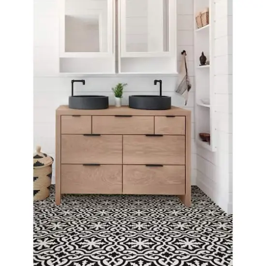 FloorPops Parma Peel & Stick Floor Tiles {3}