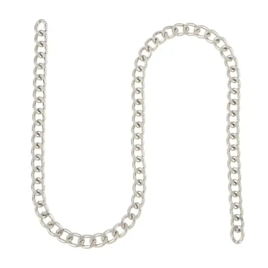 20" Rhodium-Colored Curb Chain by Bead Landing&trade; {3}