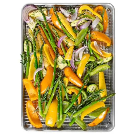 Fat Daddio's&reg; ProSeries Bakeware Half Sheet Baking, Roasting & Cooling Rack {7}