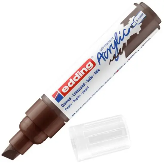 edding&reg; 5000 Broad Acrylic Marker Chocolate Brown {4}