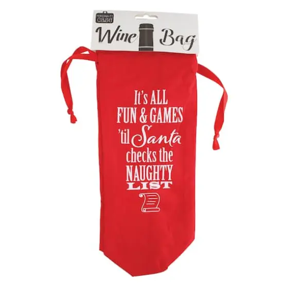 Personality Case&trade; Red Fun & Games Wine Bag {4}