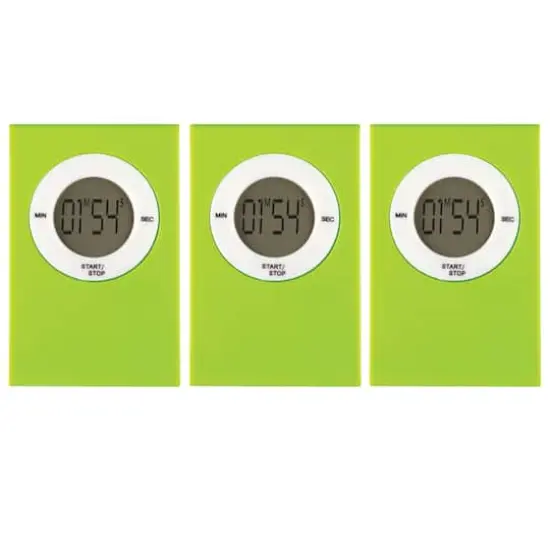 Teacher Created Resources Magnetic Digital Timer, 3ct. Lime Green {1}
