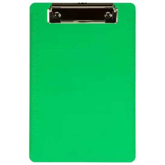 JAM Paper Mini Plastic Memo Clipboards, 12ct. Green {1}