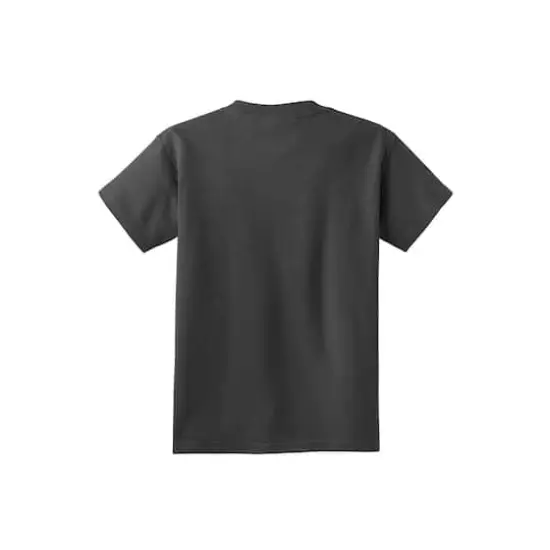Port & Company&reg; Neutrals Youth Essential T-Shirt Charcoal {5}