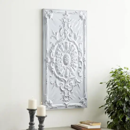 White Iron Vintage Wall Decoration {4}