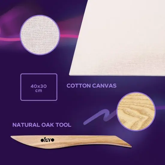 OKTO Sensory Art 3D Clay Koi Fish Painting Kit {6}