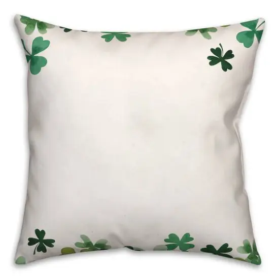 Loads Of Luck Truck Border 18" x 18" Throw Pillow {3}