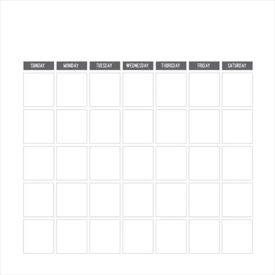PhotoPlay Blank Calendar Sheets 12" x 12" {1}