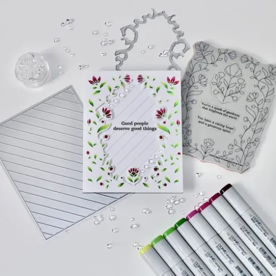 Pinkfresh Studio Spark Of Goodness Die Set {4}