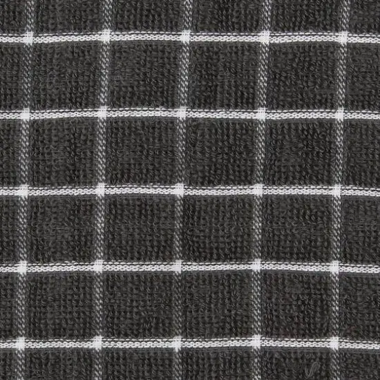 DII&reg; Mineral Gray Combo Windowpane Dishcloths, 6ct. {6}