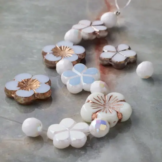 Winter Garden Czech Glass Flower Bead Mix by Bead Landing&trade; {3}