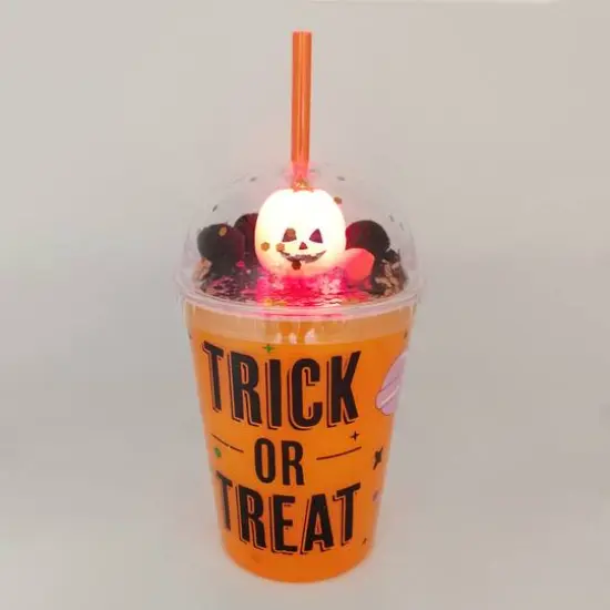 Jack-O'-Lantern Light-Up Dome Cup {3}
