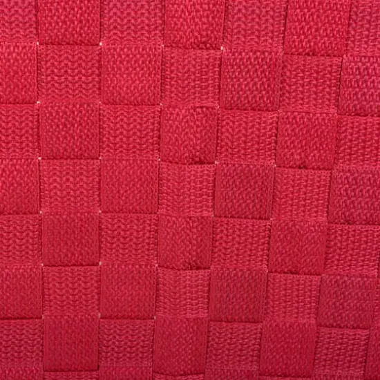 DII&reg; Nylon Basketweave Trapezoid Bin Set, 2ct. Red {7}