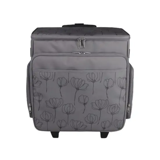 Everything Mary Purple Floral Rolling Craft Bag {4}