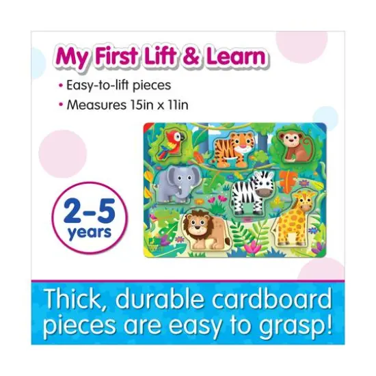 My First Lift & Learn Puzzle - Jungle: 7 Pcs {6}