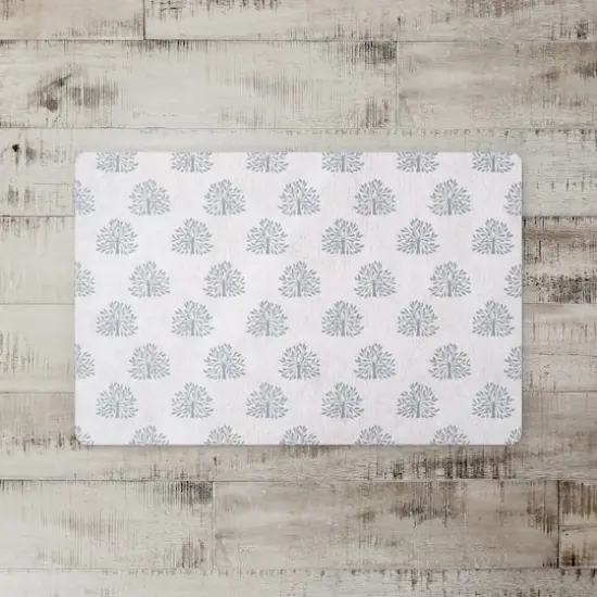 Blooming Bush Floor Mat White {3}