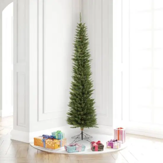6.5ft. Unlit Durham Pole Pine Artificial Christmas Tree {3}
