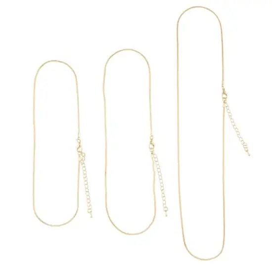 Snake Necklace Set by Bead Landing&trade; 14K Gold {3}