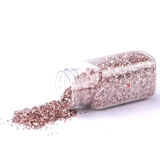 Glass Glitter by Recollections&trade; Rose Gold {3}