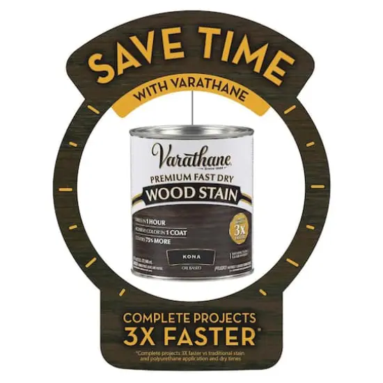 Varathane&reg; 32oz. Premium Fast Dry Wood Stain Dark Walnut {8}