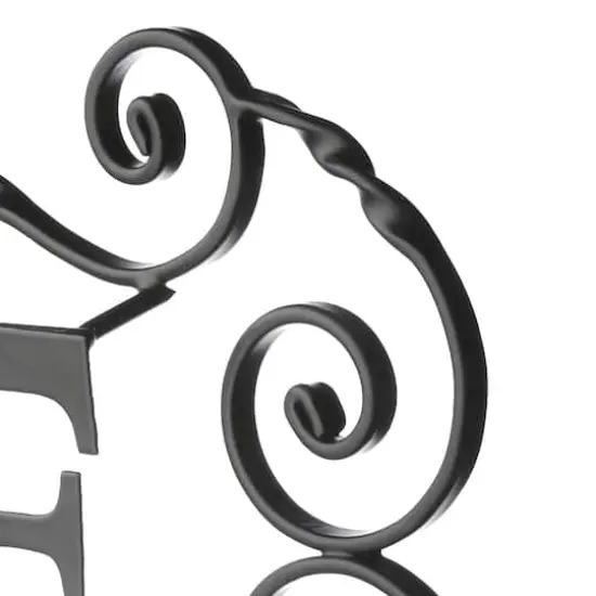 16" Halloween Beware Wreath Hanger {4}