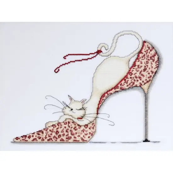 Design Works&trade; Leopard Shoe Counted Cross Stitch Kit {1}