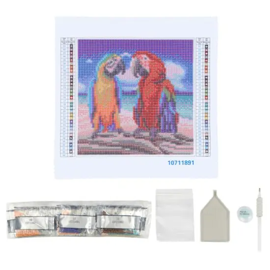 Parrots Painting Diamond Art Kit by Make Market&reg; {3}