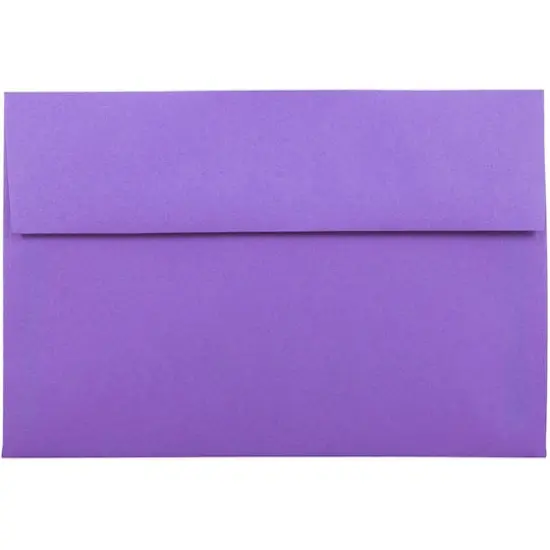 JAM Paper A8 Colored Invitation Envelopes, 50ct. Violet Purple {1}