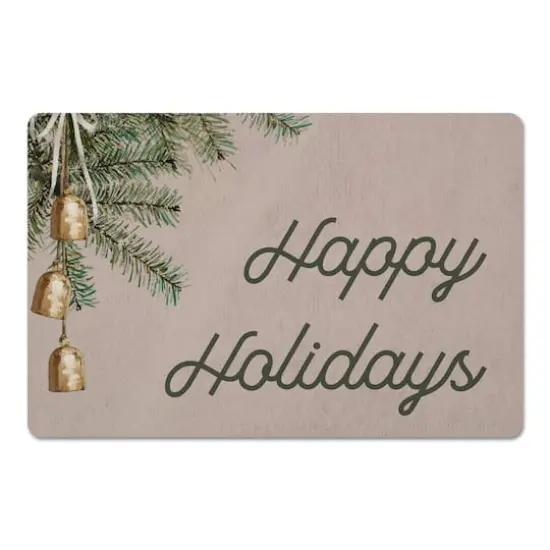 Happy Holidays 18" x 27" Floor Mat {1}