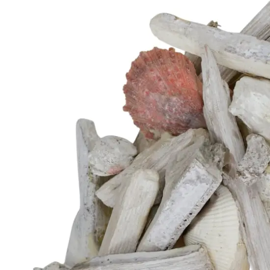 12.5" Nautical Driftwood & Seashell Summer Wreath {5}