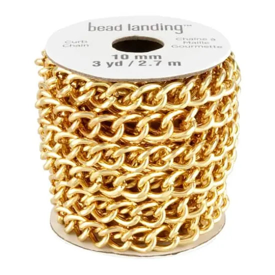 3yd. Cable Chain by Bead Landing&trade; Gold {1}