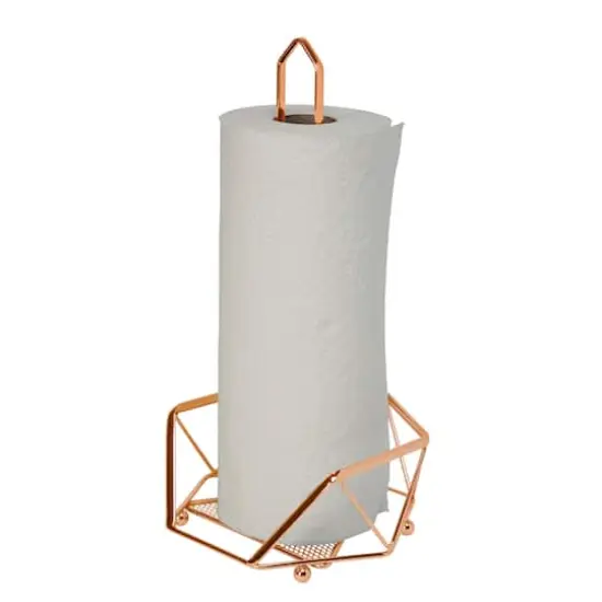 Kitchen Details 19" Geode Paper Towel Holder Copper {6}