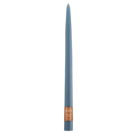Root Candles 12" Unscented Taper Candles, 12ct. Williamsburg Blue {4}