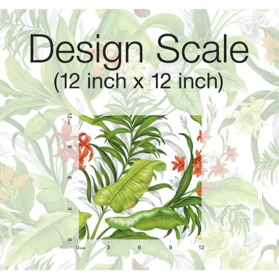 RoomMates Wailea Coast Peel & Stick Wallpaper White/Green {7}