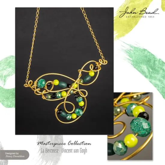 John Bead Masterpiece Collection Glass Bead Box Mix La Berceuse/Vincent van Gogh {4}