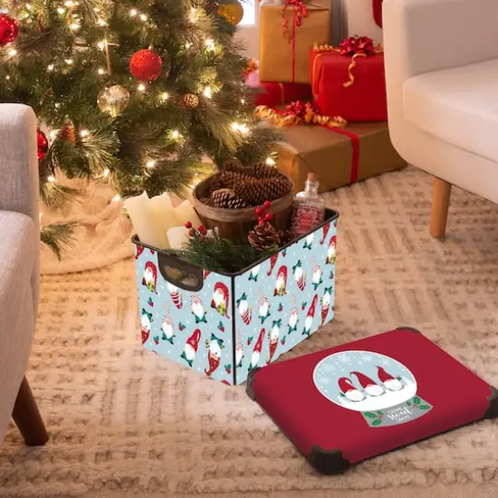 Simplify Holiday Gnome Sweet Gnome Storage Tote {5}