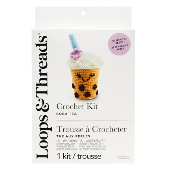 Intermediate Boba Tea Amigurumi Crochet Kit by Loops & Threads® {3}