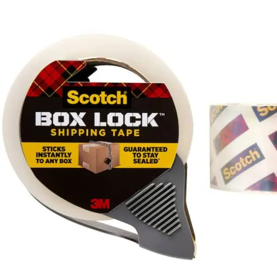 Scotch&reg; Box Lock&trade; Shipping Tape, 1.88" x 38.2yd. {1}