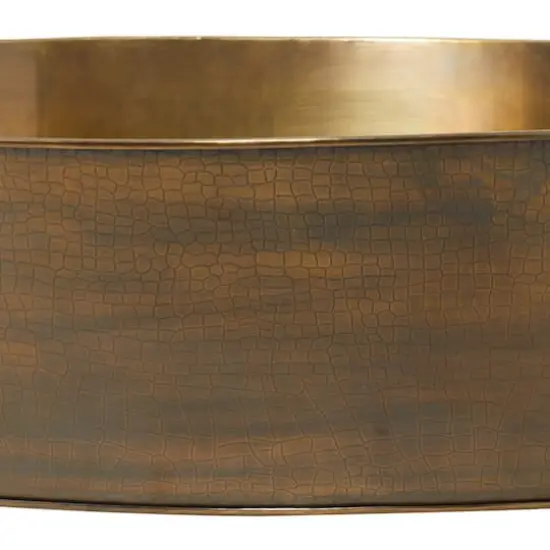 31" Bronze Metal Contemporary Wine Holder Bucket {5}