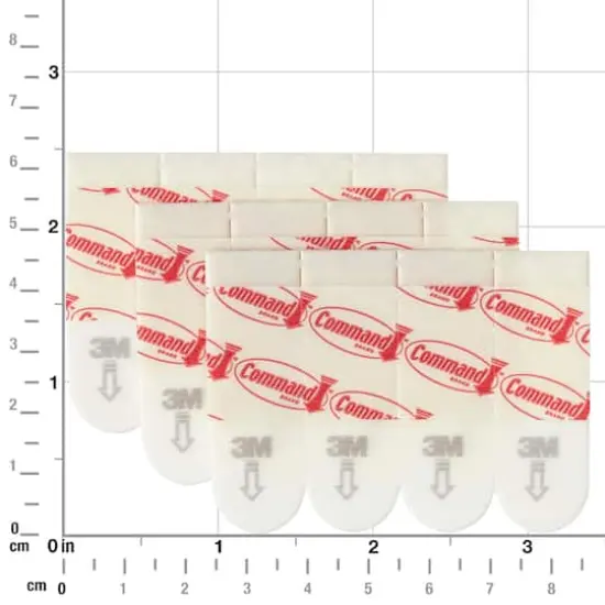 Command&trade; Poster Strips, Small White {7}