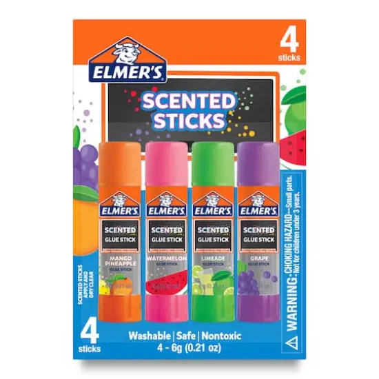 Elmer's&reg; Clear Scented Glue Sticks, 4ct. {5}