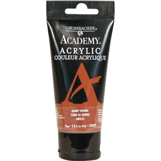 Grumbacher&reg; Academy&reg; Acrylic, 2.5oz. C023P Burnt Sienna {1}