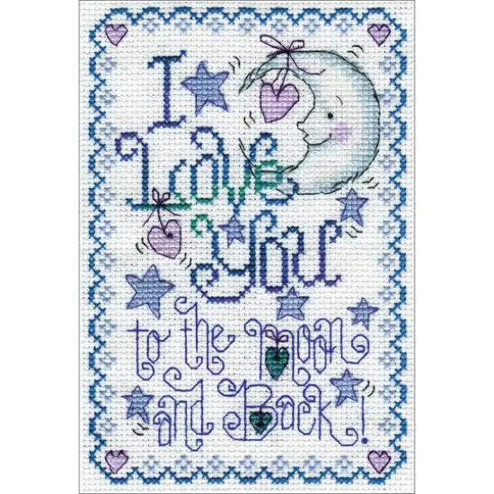 Design Works&trade; To The Moon Counted Cross Stitch Kit {3}