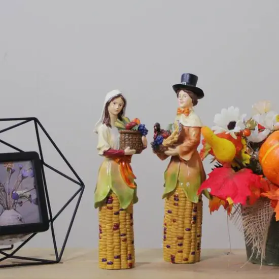 Pilgrim Autumn Harvest Table Top Decorations, 2 Pack {5}