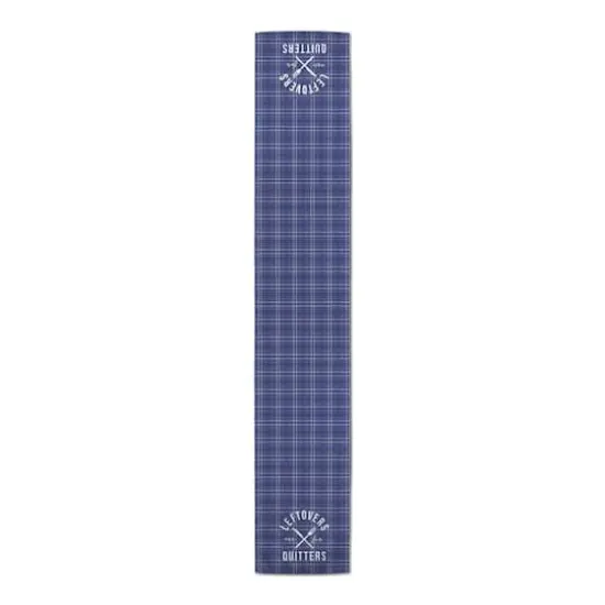 90" Leftovers Plaid Polyester Twill Table Runner {1}