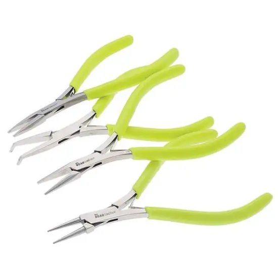 The Beadsmith&reg; Micro-Fine&trade; 4 Piece Plier Set {4}