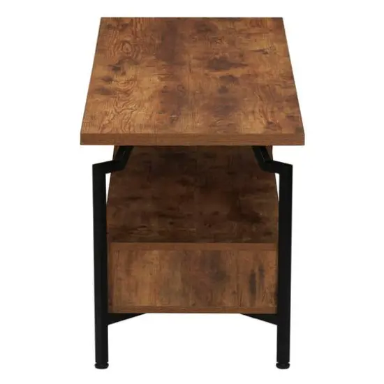 Household Essentials Crown 47" TV Stand with Storage Compartment Brown {9}