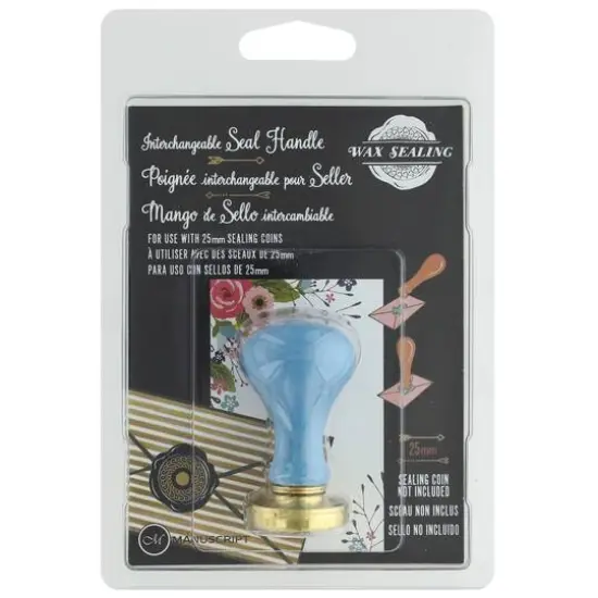 Manuscript Wax Sealing Blue Handle {1}